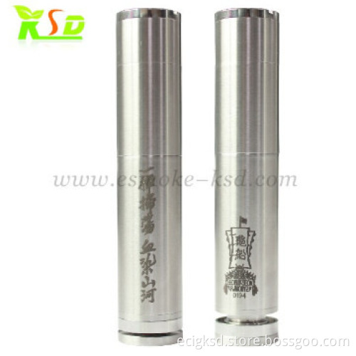Mechanical Mod Turtle Ship mod fit 18350/18500/18650 battery from KSD